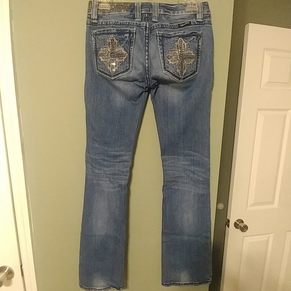 Miss me  blue jeans distressed sequence - Picture 8 of 8
